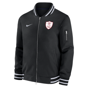 Nike Nike Men's College (Morehouse College) Bomber Jacket in Black | M62424MORE25-BLK - $165.00 at Nike