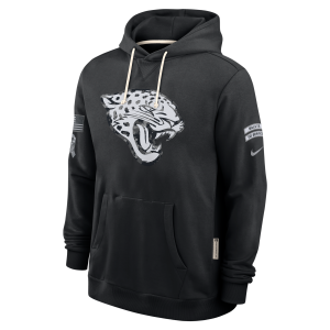 Nike Jacksonville Jaguars Salute to Service Sideline Nike Men's Dri-FIT NFL Pullover Hoodie in Black | 03AZ00AA2F-CYB - $120.00 at Nike