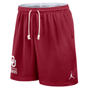 Jordan Men's Oklahoma Courtside Jordan Brand Dri-FIT College Reversible Shorts in Red | 0JBF99MIOKN-11C - $75.00 at Nike