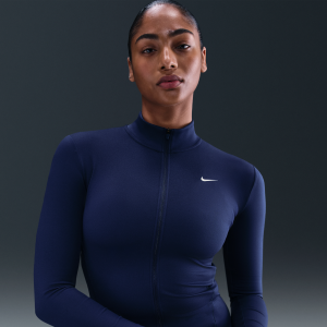 Nike Nike Women's One Fitted Dri-FIT Full-Zip Jacket in Blue | IM7046-410 - $70.00 at Nike