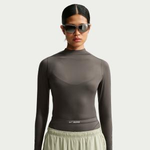 Nike Nike Women's SKIMS Weightless Mock-Neck Long-Sleeve Top in Black | IZ6616-080 - $68.00 at Nike