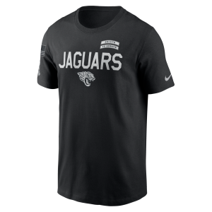 Nike Jacksonville Jaguars Salute to Service Sideline Nike Men's Dri-FIT NFL T-Shirt in Black | 02ET00AA2F-NKC - $55.00 at Nike