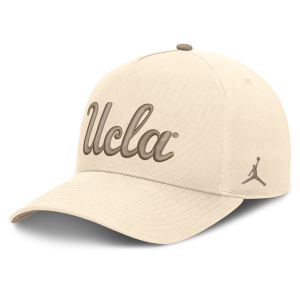 Jordan Men's UCLA Natural Rise Jordan Brand Dri-FIT College A-Frame Adjustable Hat in Brown | JCB20DTUUCL-M4T - $38.00 at Nike