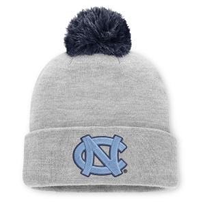 Jordan Men's North Carolina Peak Jordan Brand College Cuffed Beanie in Grey | JC1606GNCN-C9K - $36.00 at Nike