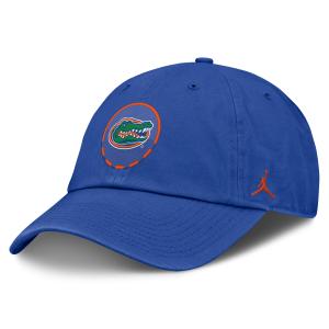 Nike Nike Men's Florida Natural Club Jordan Brand College Adjustable Hat in Blue | JC014EVUFN-YW8 - $32.00 at Nike