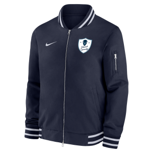 Nike Nike Men's College (Howard University) Bomber Jacket in Blue | M62424HOWD25-NVY - $165.00 at Nike