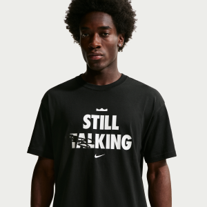 Nike LeBron "Shut Up and Dribble" Nike Men's Basketball T-Shirt in Black | IH8583-045 - $38.97 at Nike