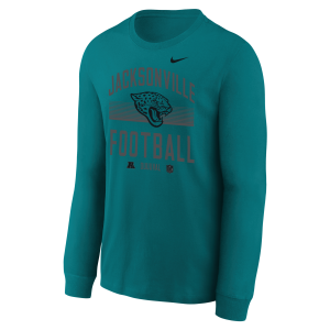 Nike Jacksonville Jaguars Hometown Big Kids' Nike NFL Long-Sleeve T-Shirt in Green | Z1B7NFQMJAG-NBJ - $35.00 at Nike