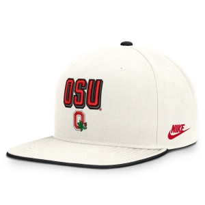 Nike Ohio State Legacy Letter & Mascot Pro Nike Men's Dri-FIT College Adjustable Hat in White | NC12422MOBV-207 - $40.00 at Nike