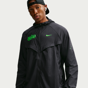Nike Nike Men's Stride Repel UV Protection Running Jacket in Black | IQ0332-010 - $125.00 at Nike