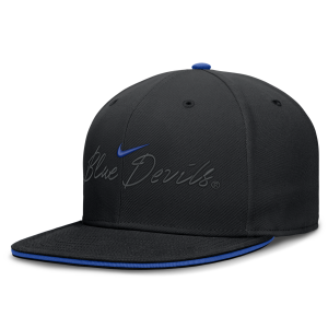 Nike Duke Pro Nike Men's Dri-FIT College Fitted Hat in Black | NC1100ADU-A2C - $40.00 at Nike