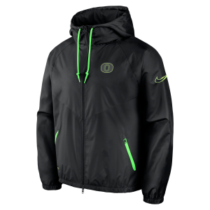 Nike Oregon Origin of Speed Windrunner Nike Men's Storm-FIT College Full-Zip Jacket in Black | 060V0LSMUON-JD7 - $215.00 at Nike