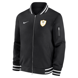 Nike Nike Men's College (Southern University and A&M Jaguars) Bomber Jacket in Black | M62424SUAM26-BLK - $160.00 at Nike
