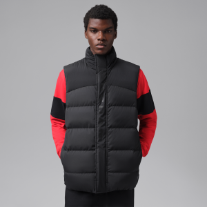 Men's Jordan Flight Down Vest in Black | IM9166-010