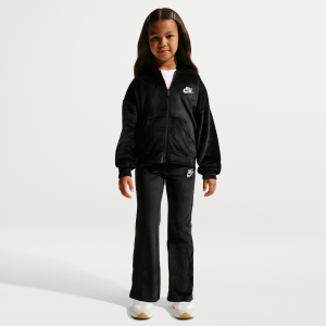 Nike Nike Little Kids' 2-Piece Velour Flared Leggings Set in Black | 36N417-023 - $55.00 at Nike