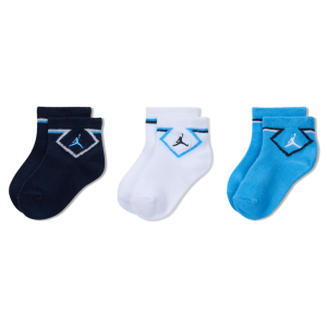Jordan Jordan Infant/Toddler Ankle Socks (3 Pairs) in Blue | NJ0830-695 - $14.00 at Nike