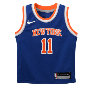Jalen Brunson New York Knicks Icon Edition Baby Nike NBA Replica Jersey in Blue | I1BX6P00NYKJB-NDJ