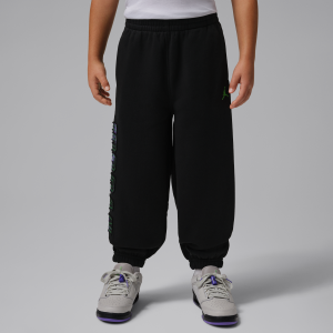 Jordan Little Kids' Shock and Ahhh Fleece Pants in Black | 85G500-023