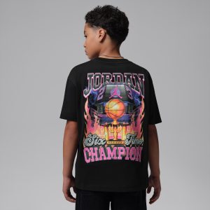 Jordan Big Kids' Jumbotron T-Shirt in Black | 95G585-023