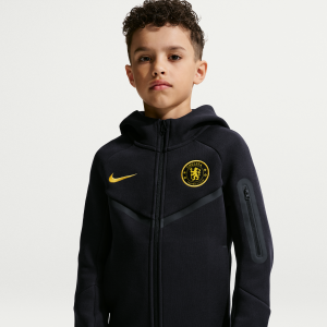Nike Chelsea FC Tech Fleece Big Kids' (Boys') Nike Soccer Full-Zip Hoodie in Blue | II3727-426 - $72.97 at Nike