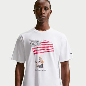 Nike LeBron "Old Glory" Nike Men's Basketball T-Shirt in White | IH8581-100 - $38.97 at Nike