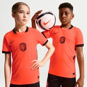 Nike Netherlands National Team 2026 Match Home Big Kids' Nike Aero-FIT Soccer Jersey in Orange | IB5056-809 - $87.97 at Nike