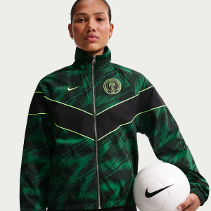 Nike Nigeria Windrunner Nike Women's Soccer UV Woven Jacket in Green | IB6263-397 - $104.97 at Nike