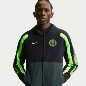 Nike Nigeria Energy Nike Men's Dri-FIT Soccer Woven Jacket in Black | IH1286-010 - $72.97 at Nike