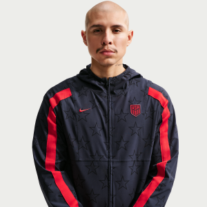 Nike USMNT Energy Nike Men's Dri-FIT Soccer Woven Jacket in Blue | IH1878-475 - $106.97 at Nike