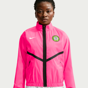 Nike Nigeria Nike Women's Dri-FIT Soccer Anthem Jacket in Pink | IB5816-645 - $86.97 at Nike