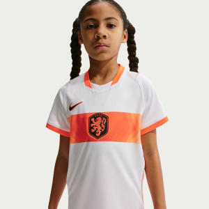 Nike Netherlands National Team 2026 Stadium Away Big Kids' Nike Dri-FIT Soccer Jersey in White | IB5222-100 - $73.97 at Nike
