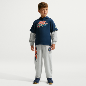 Nike Nike Sportswear Little Kids' Snow Motion Twofer Fleece 2-Piece Set in Grey | 86P446-C87 - $48.97 at Nike