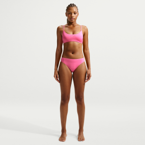 Nike Nike Women's Swim Effortless Essential Hipster Bikini Bottom in Pink | NESSF247-663 - $46.00 at Nike