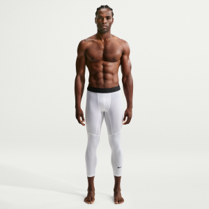 Nike Men's Nike Pro Dri-FIT 3/4-Length Fitness Tights in White | FB7950-100 - $37.00 at Nike