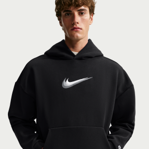 Nike Nike Men's Caitlin Clark Therma-FIT Brushed Pullover Basketball Hoodie in Black | JA1568-010 - $90.00 at Nike