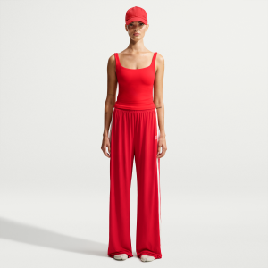 Nike Nike Women's SKIMS Stretch Knit Oversized Wide-Leg Pants in Red | IV6655-614 - $108.00 at Nike