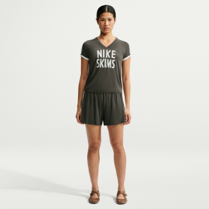 Nike Nike Women's SKIMS Stretch Knit 5" Shorts in Grey | IV6653-080 - $68.00 at Nike