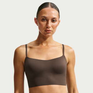 Nike Nike Women's SKIMS Matte Cami Longline Bra in Brown | IU3053-233 - $58.00 at Nike