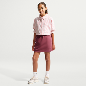 Nike Nike Sportswear Studio Fleece Big Kids' (Girls') French Terry Skirt in Red | IM5364-654 - $21.97 at Nike