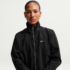 Nike Women's Nike Sportswear Everything Wovens Oversized Repel UV Protection Jacket in Black | HJ0999-010 - $67.97 at Nike