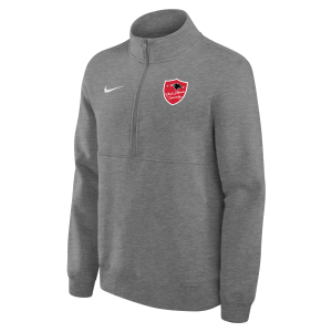 Nike Nike Men's College (Clark Atlanta University) Club Fleece 1/4-Zip Top in Grey | M34407CLAU25-DHR - $44.97 at Nike