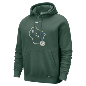 Nike Milwaukee Bucks City Edition Nike Men's Club Hoodie in Green | HQ5551-323 - $59.97 at Nike