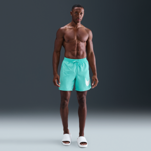 Nike Nike Men's Swim Breaker 7" Fully Lined Volley Short in Blue | NESSF508-468 - $39.97 at Nike
