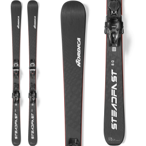 Nordica Men's Steadfast 80 CA Skis with TP2 Compact 10 FDT Bindings