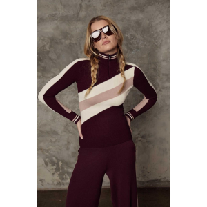 Alp N Rock Women's Tanya 1/2 Zip Stripe Ski Sweater