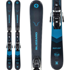 Blizzard Boys Rustler Twin Jr Skis with Jr 4.5 WB Bindings