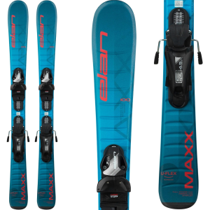 Elan Kids' Maxx Blue Skis with EL GripWalk CA Jrs Bindings