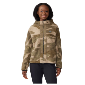 Mountain Hardwear Mountain Hardwear Women's HiCamp Fleece Full Zip Hoodie FLEECE TOPS - $75.85 at Sun & Ski Sports