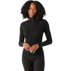 Smartwool Smartwool Women's Classic Thermal Merino Base Layer 1/4 Zip Shirt - $130.00 at Sun & Ski Sports