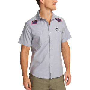 Howler Brothers Howler Brothers Men's Crosscut Deluxe Short Sleeve Snapshirt - $105.00 at Sun & Ski Sports